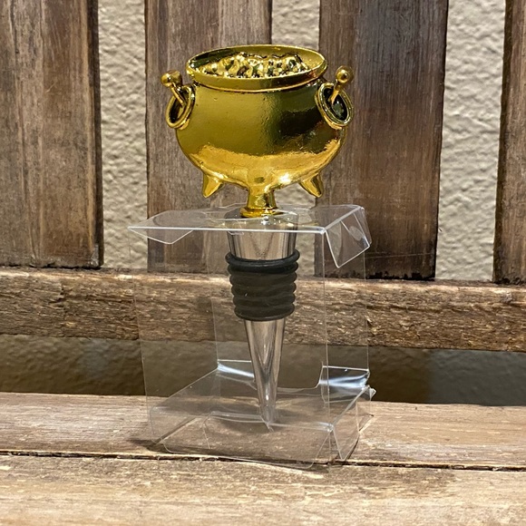 Halloween Witches Cauldron Wine Bottle Stopper, Cauldron Wine Bottle Stopper - Picture 13 of 16